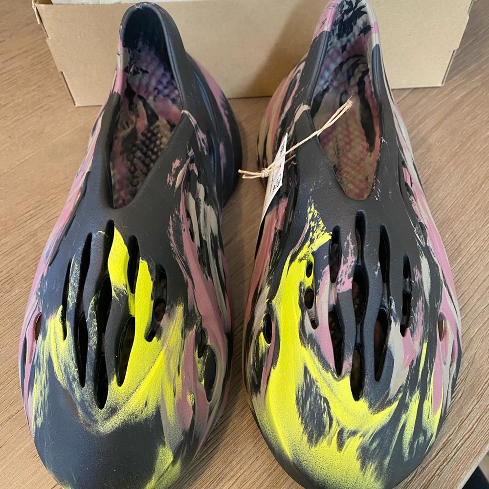 Yeezy Foam Runner Sandals - Black, Yellow, Pink